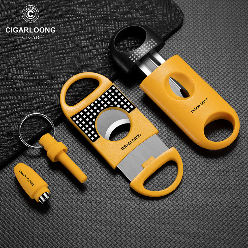 Premium Cigar Set of Cutters and Punch