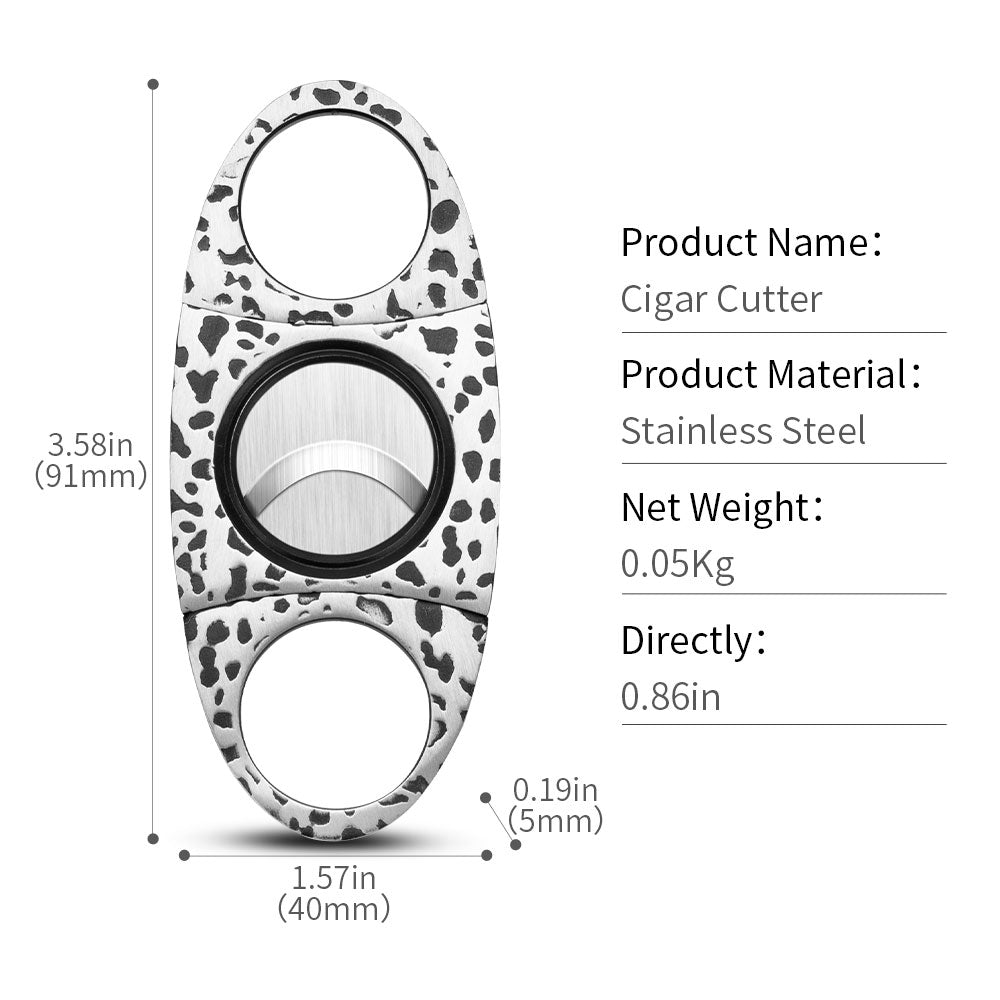 Cigar Cutter Durable and Smooth Stainless Steel Sharp Blade Guillotine