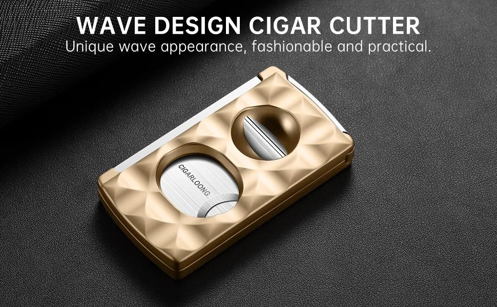 Cigar Cutter Stainless Steel 4-in-1 Cutter