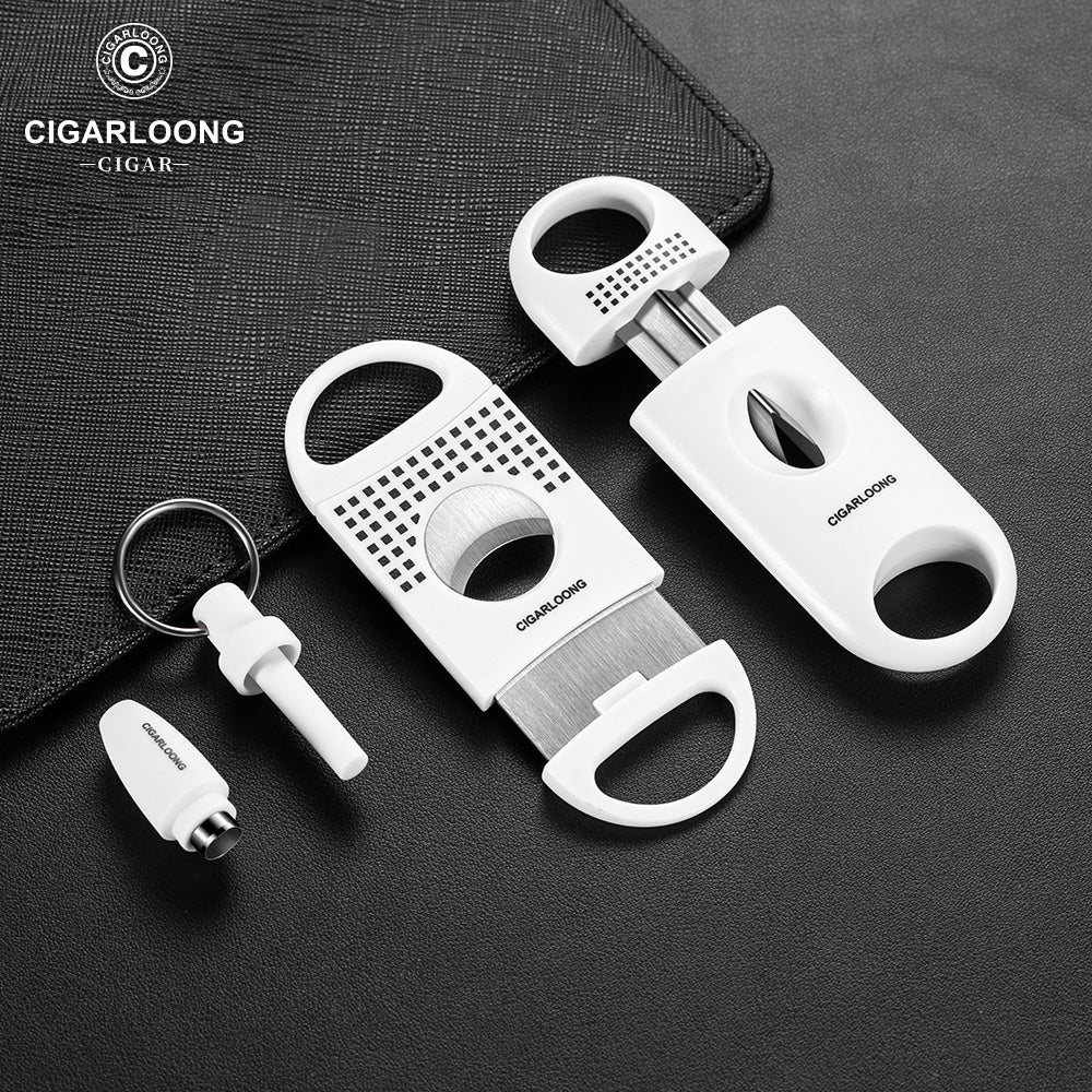 Premium Cigar Accessories Set of Cutters, Ashtray and Punch
