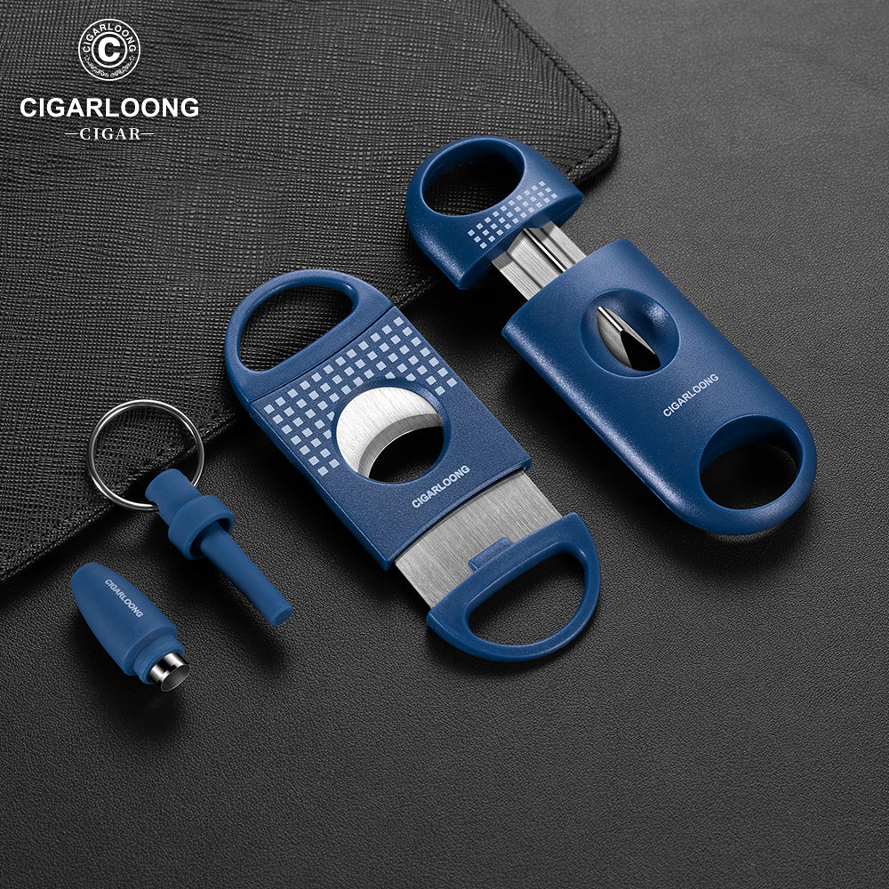 Premium Cigar Accessories Set of Cutters, Ashtray and Punch