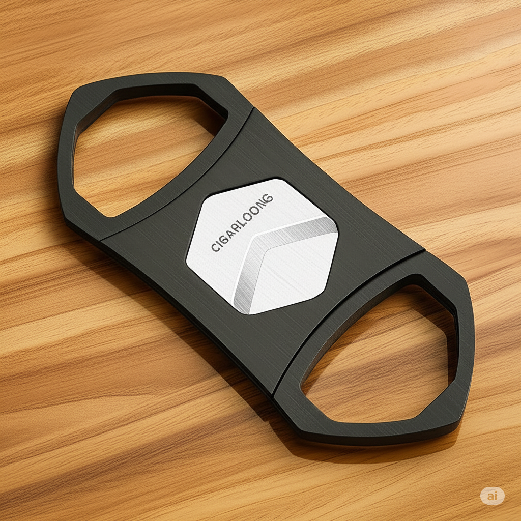 Cigar Cutter Sharp Double Blade Stainless Steel Cigar Guillotine Scissors