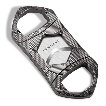 Cigar Cutter Hexagon Stainless Steel Sharp Blade Guillotine