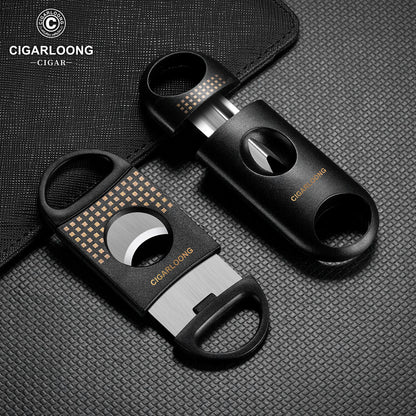 Premium Cigar Accessories Set of Cutters, Ashtray and Punch