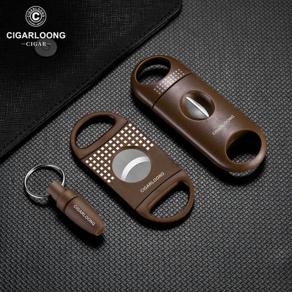 Premium Cigar Set of Cutters and Punch