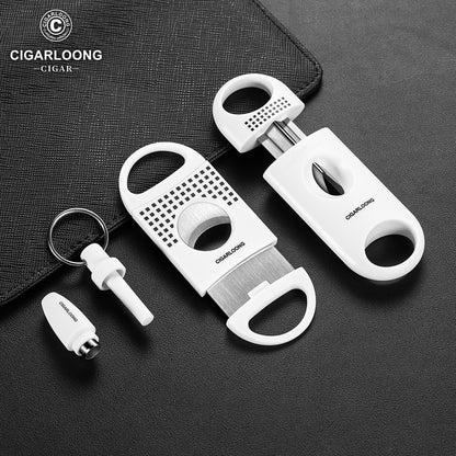 Premium Cigar Accessories Set of Cutters, Ashtray and Punch