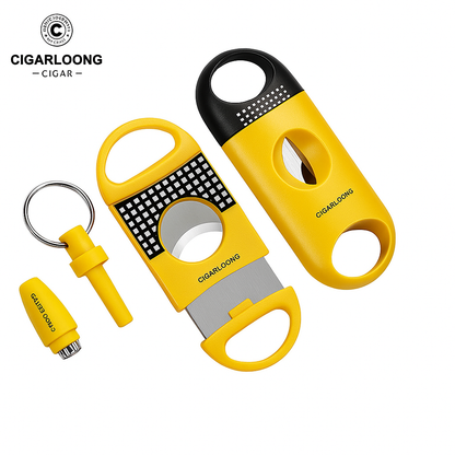Premium Cigar Set of Cutters and Punch