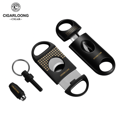 Premium Cigar Set of Cutters and Punch