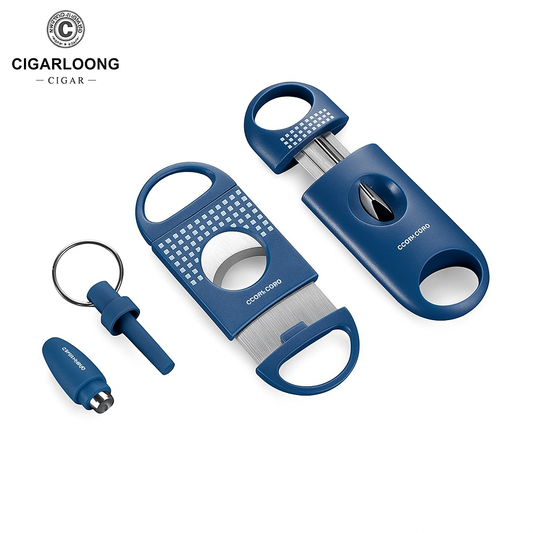 Premium Cigar Set of Cutters and Punch