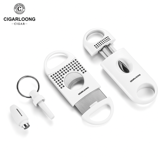 Premium Cigar Set of Cutters and Punch