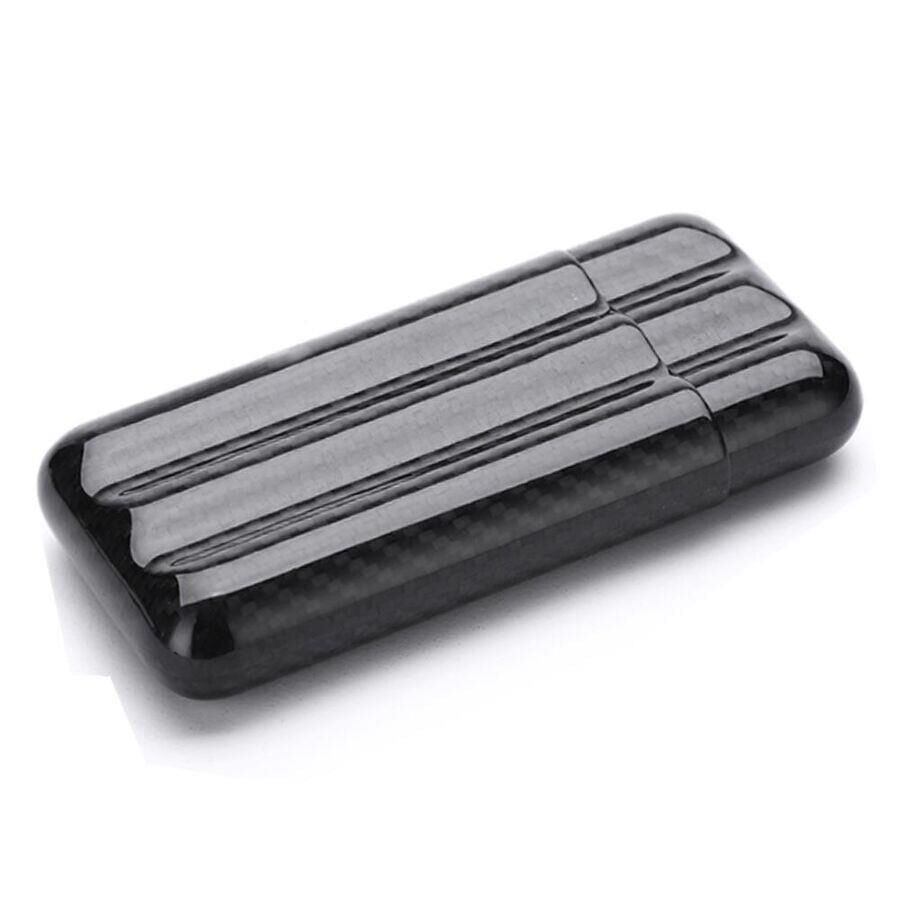 Angelo Germany Real Carbon Cigar Case (60 Ring)