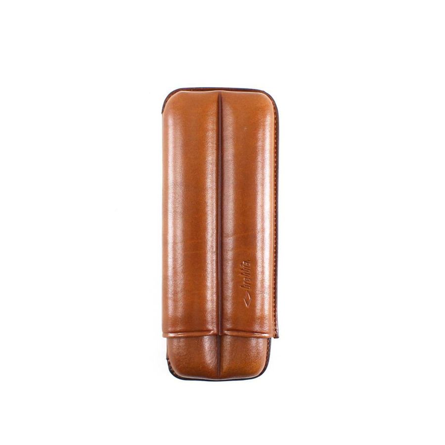 Brebbia Porta Leather Cigar Case Robusto Coffee(52Ring)