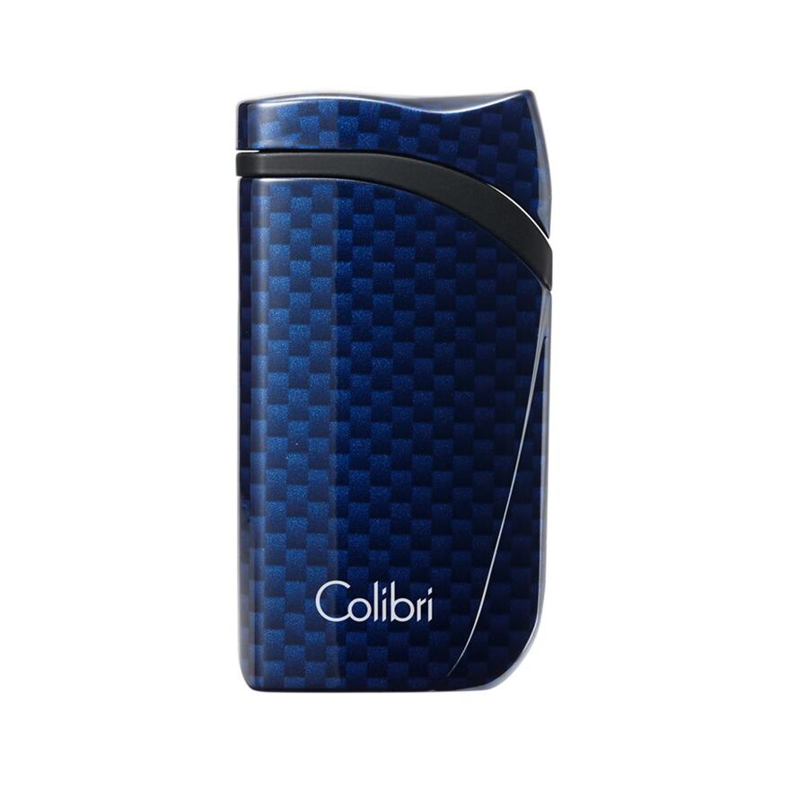 Colibri Falcon 1 Jet Flame Cigar Lighter Carbon Blue