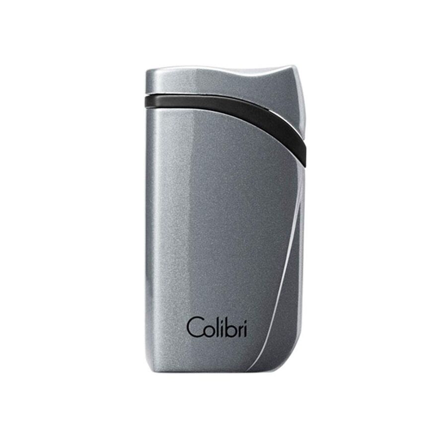 Colibri Falcon Jet Flame Cigar Lighter Metallic Gray