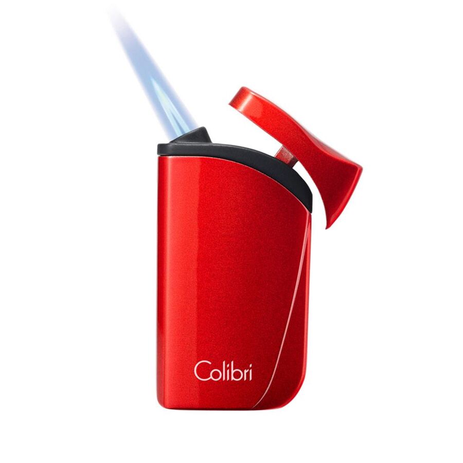 Colibri Falcon Jet Flame Cigar Lighter Metallic Red