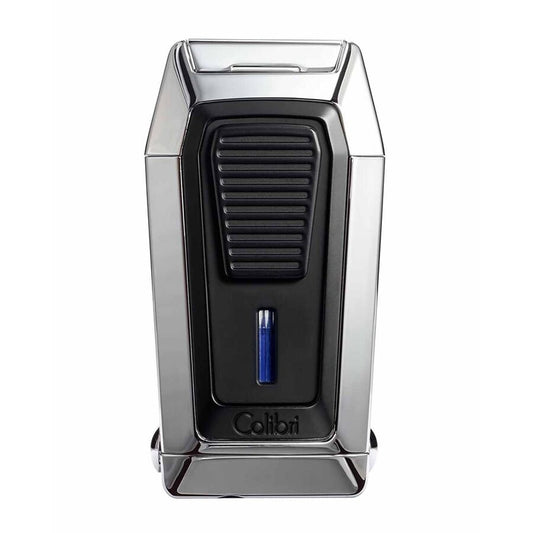 Colibri Gotham 3 Jet Flame Cigar Lighter V-Cut Chrome