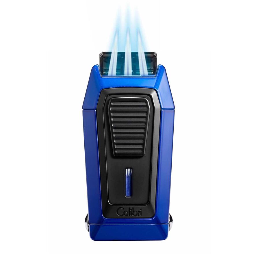 Colibri Gotham 3 Jet Flame Cigar Lighter V-Cut Blue