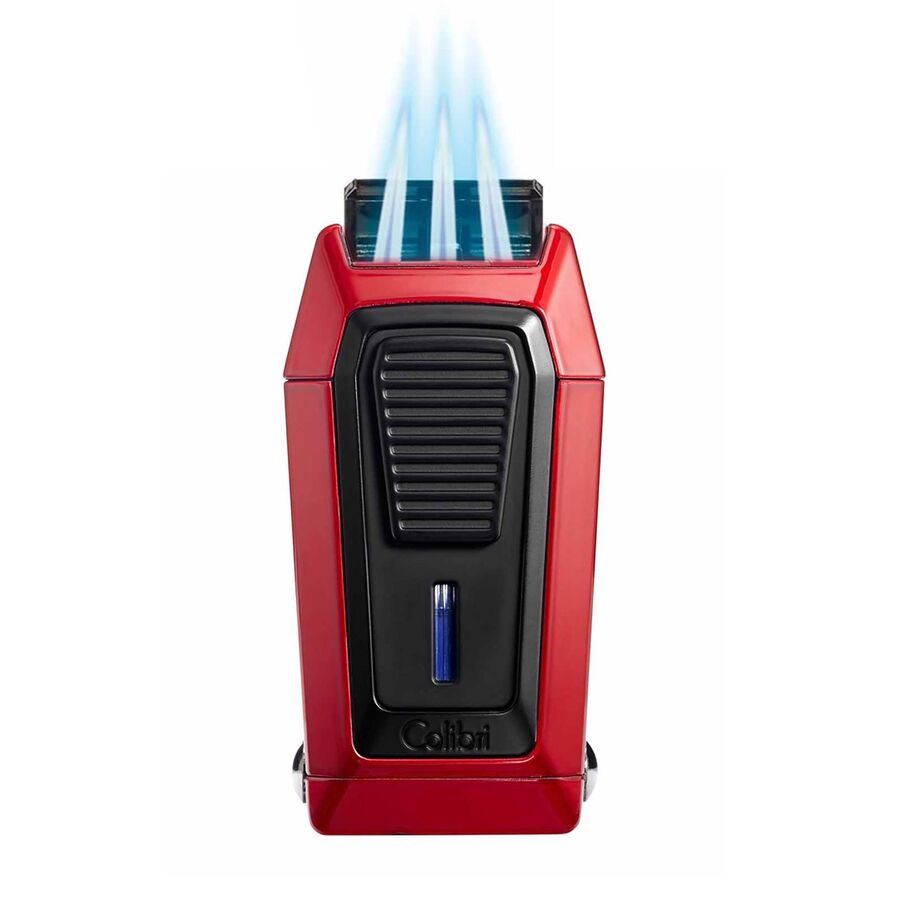 Colibri Gotham 3 Jet Flame Cigar Lighter V-Cut Red