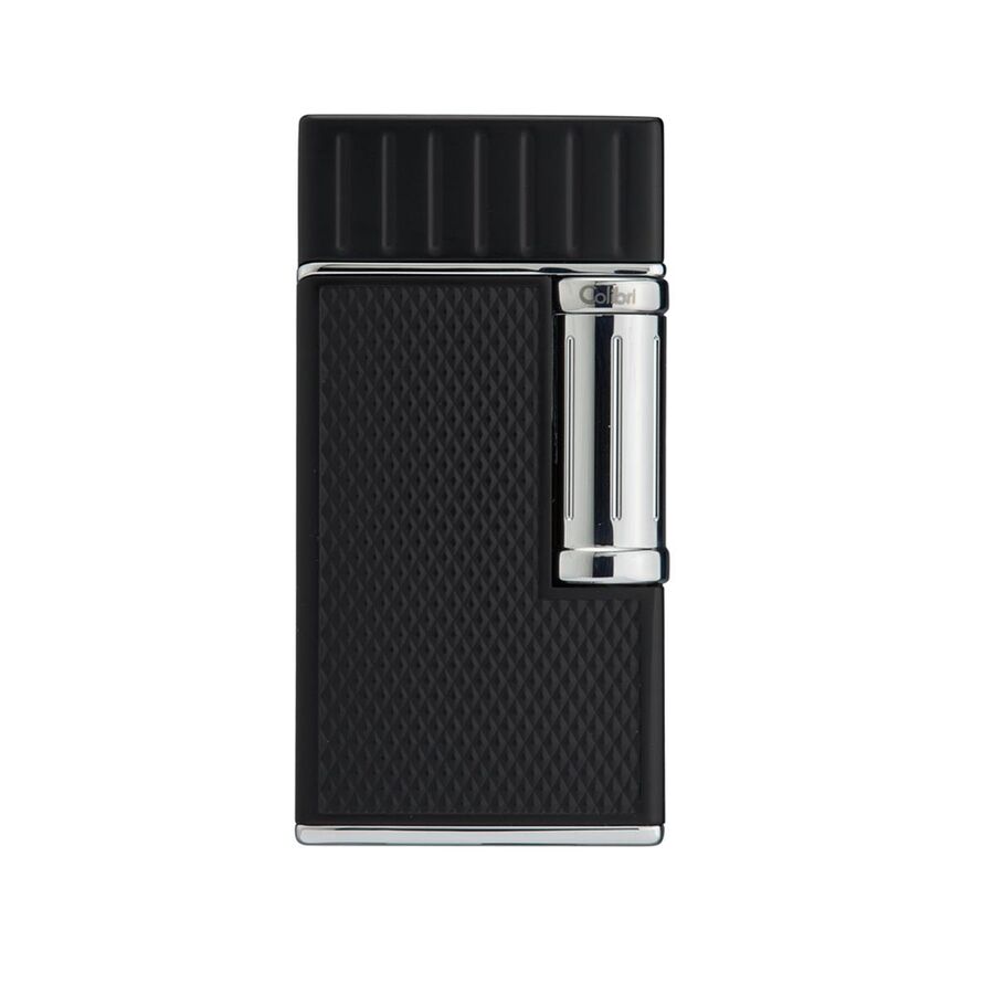 Colibri Julius Candle Flame Lighter Black Chrome