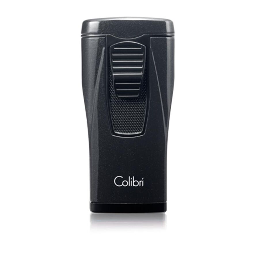 Colibri Monaco 3 Jet Flame Cigar Lighter Metallic Black