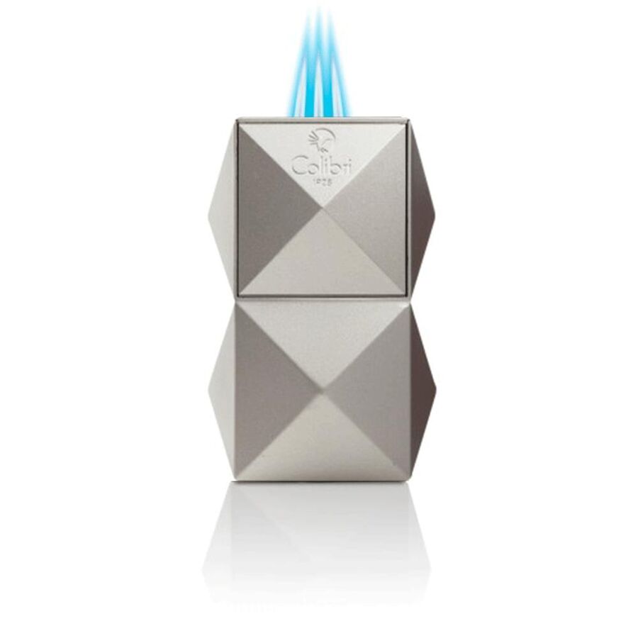 Colibri Quasar Table Lighter 3 Flame Silver