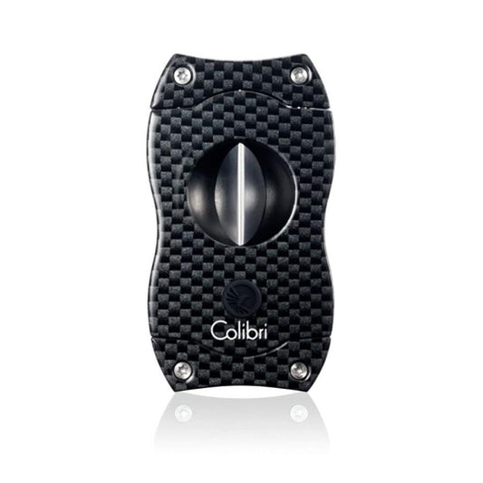 Colibri V Cigar Cutter V-Cut Black Carbon