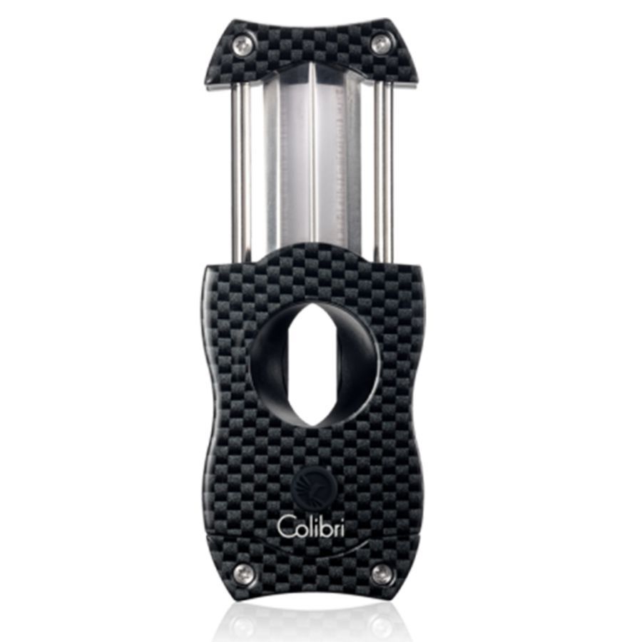 Colibri V Cigar Cutter V-Cut Black Carbon