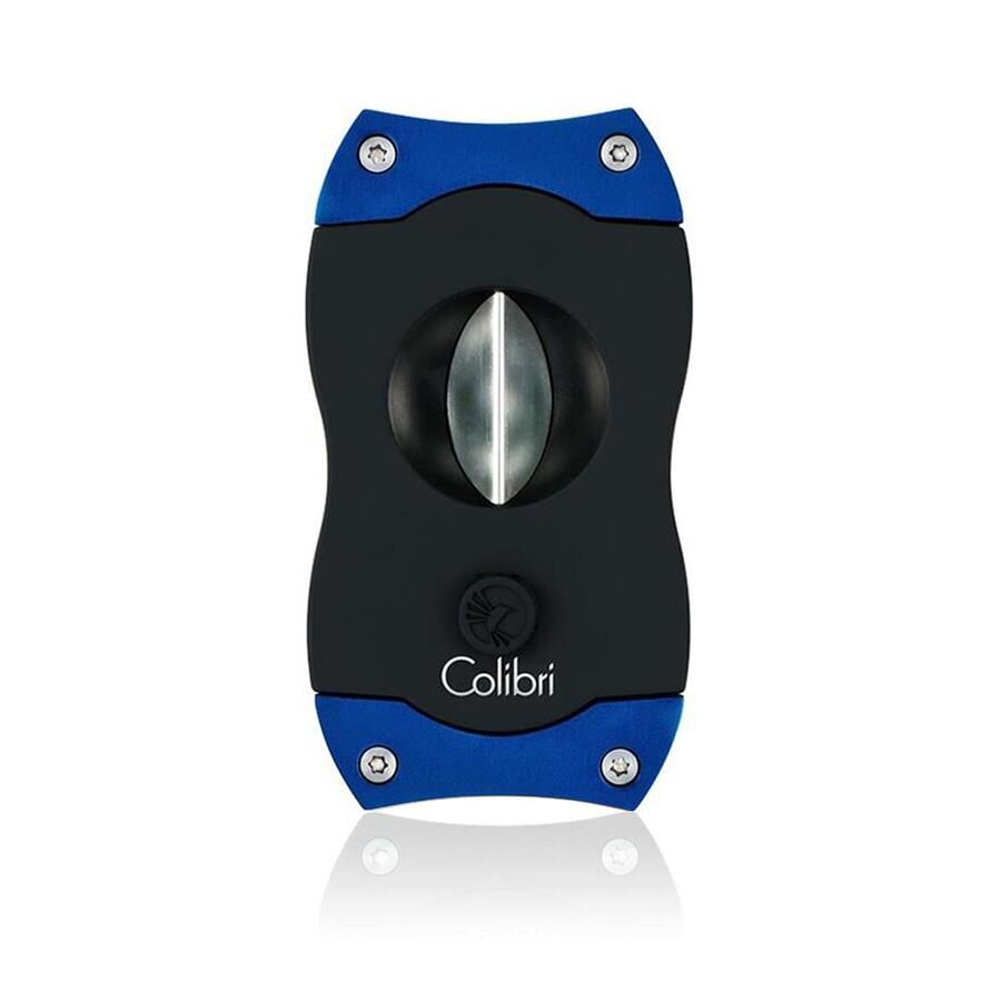 Colibri V Cigar Cutter V-Cut Black/Blue