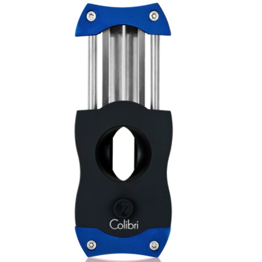 Colibri V Cigar Cutter V-Cut Black/Blue