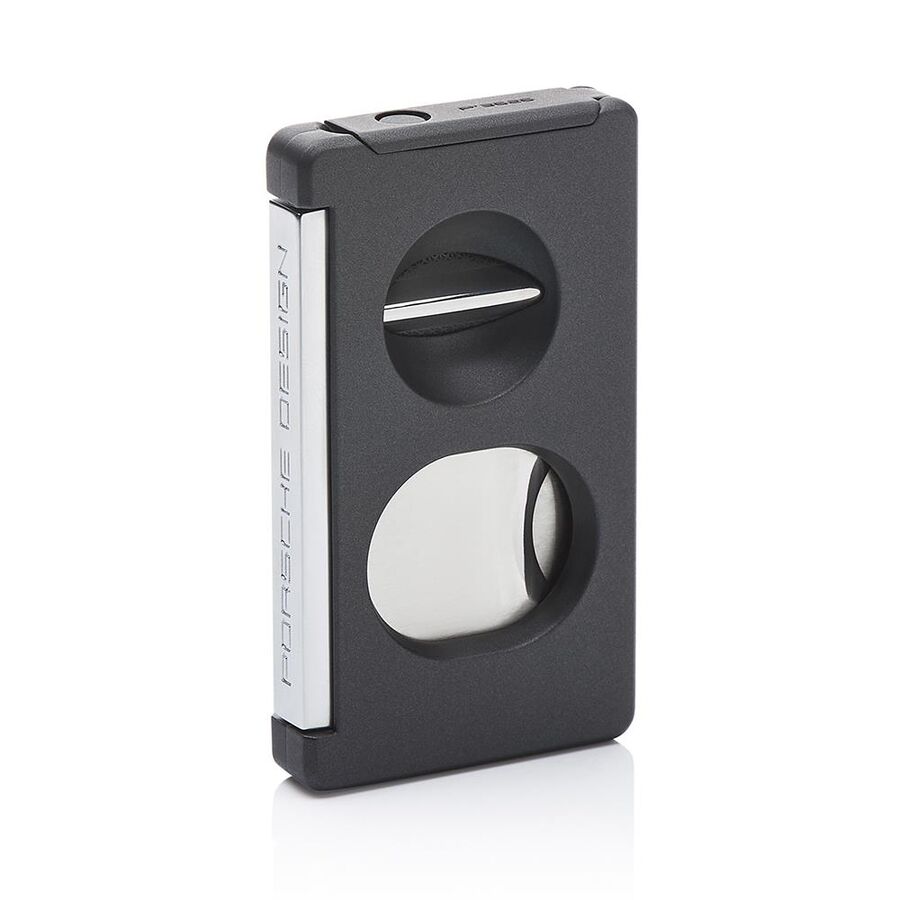 Porsche Design Double Cigar Cutter Gray with Drill