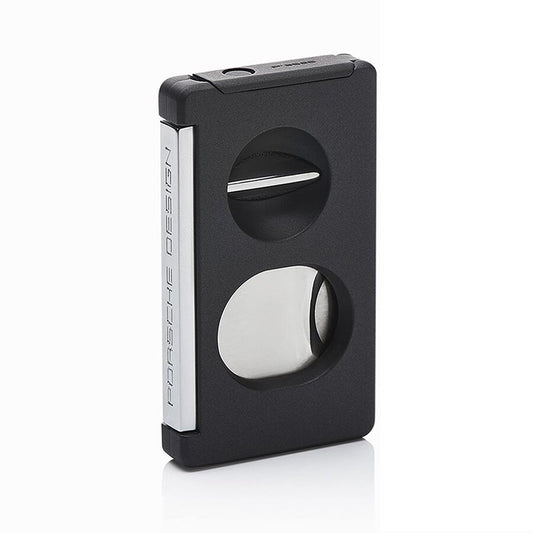 Porsche Design Double Cigar Cutter Black with Drill