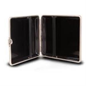 Vom Hofe Germany Short Cigarette Case 18pcs (Chrome/Snake Black)